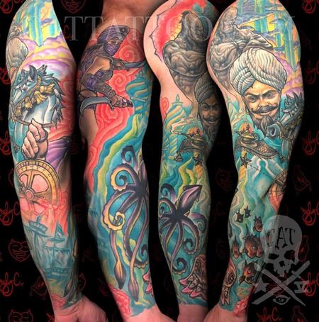 Tattoos - Genie sleeve  - 143455