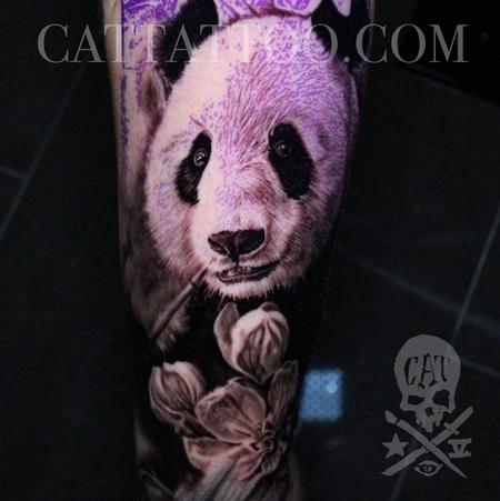 Tattoos - In-Progress Panda - 142955