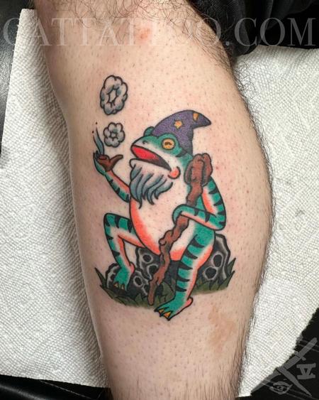 Tattoos - Wizard Frog - 145365