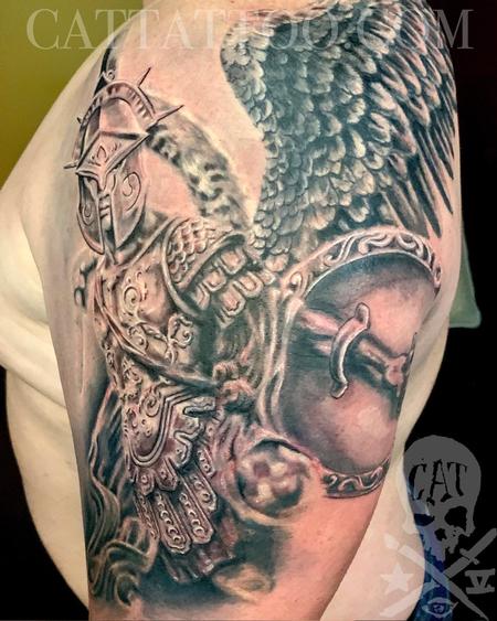 Terry Mayo - Angel warrior tattoo
