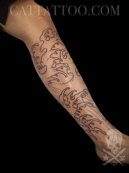 Tattoos - Finger Wave Sock - 143459