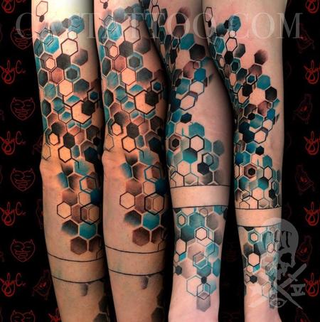 Tattoos - Geometric Sleeve - 144721