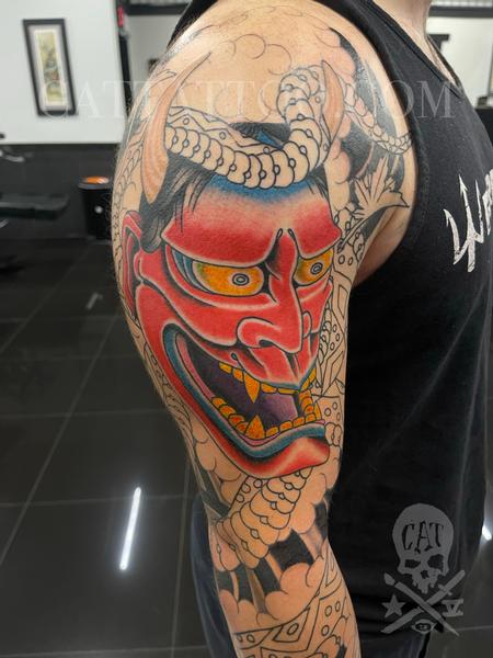Tattoos - Hannya and Snake Sleeve - 143719
