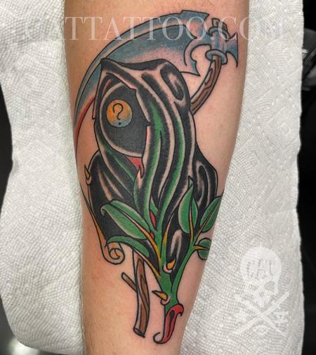 Tattoos - Traditional Reaper - 142923