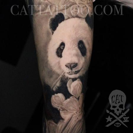Tattoos - Healed Panda - 143624