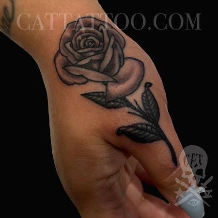 Tattoos - Rose Thumb - 143352