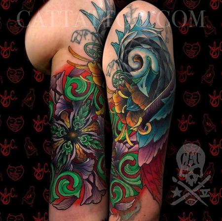 Tattoos - Floral Geometry  - 143357
