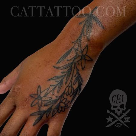 Tattoos - Freehand Flowers - 143344