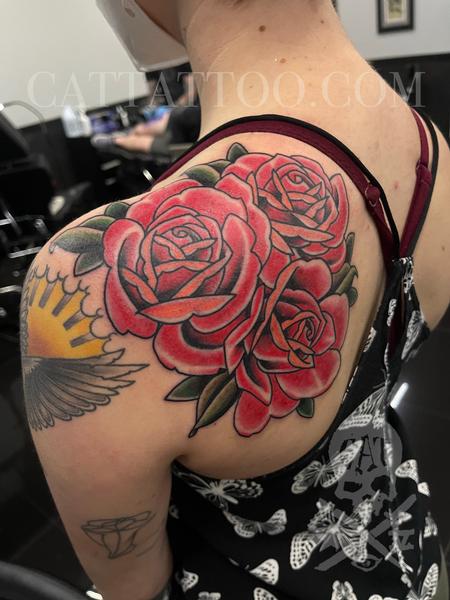 Tattoos - Traditional Roses - 143675