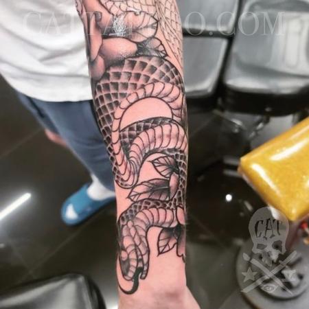 Tattoos - Snake (in-progress) - 143518