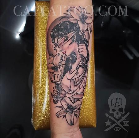Tattoos - Lady Justice - 142922