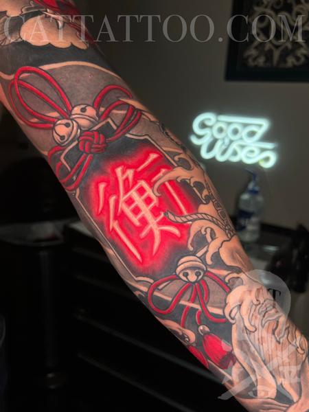 Neon Omamori by Matt Folse : TattooNOW