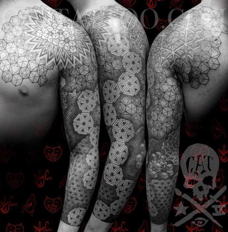 Tattoos - Geometric Sleeve - 145649