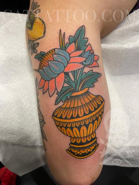 Tattoos - Vase of Flowers - 145785