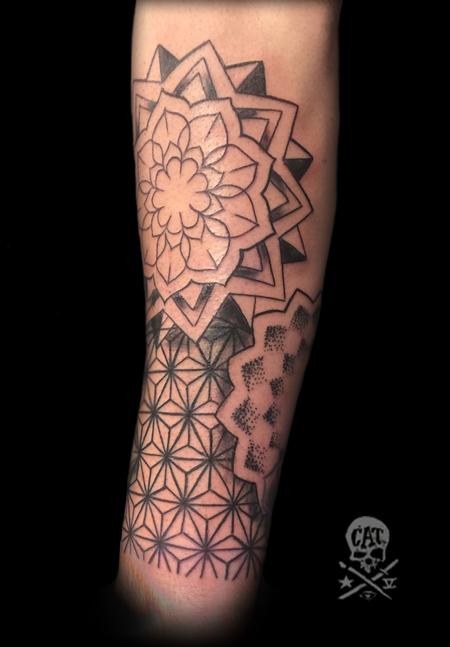 Tattoos - GeoSleeve in Progress - 127234