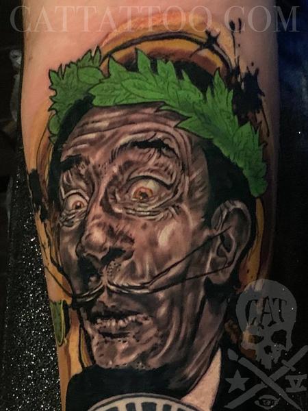 Tattoos - Image 2 of Salvador Dali Portrait  - 142023