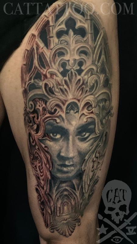 Tattoos - Black and grey portrait - 142348