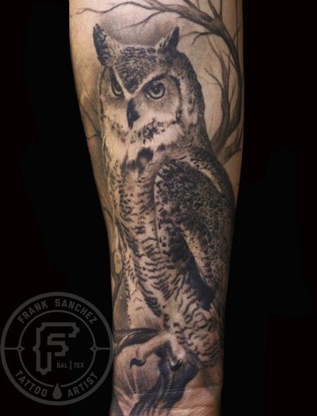 Tattoos - Owl sleeve - 67376