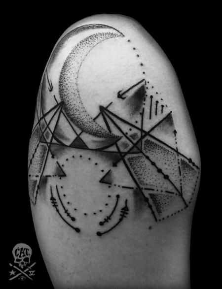 Tattoos - Abstract Geometric Shapes - 126146