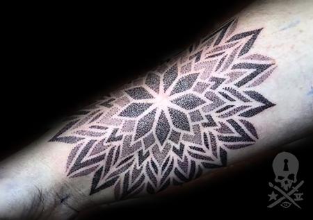 Mandala calf tattoo design :: Behance