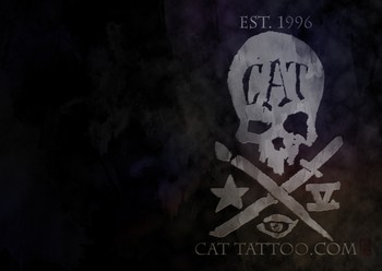  - Cat Tattoo Desktop Pattern