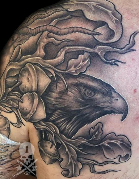 Tattoos - Hawk - 132362