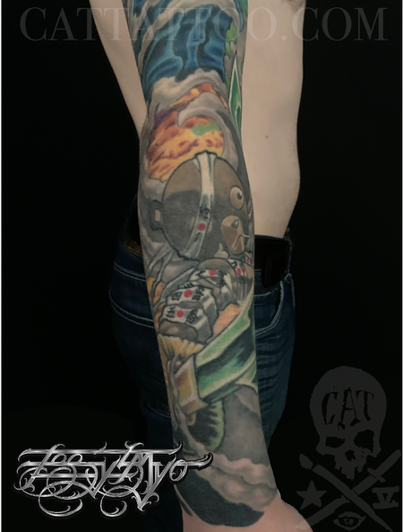 Tattoos - Close up 2 of the lower arm of the Anime Full Sleeve - 142659