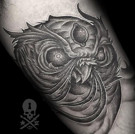 Tattoos - Owl - 132220