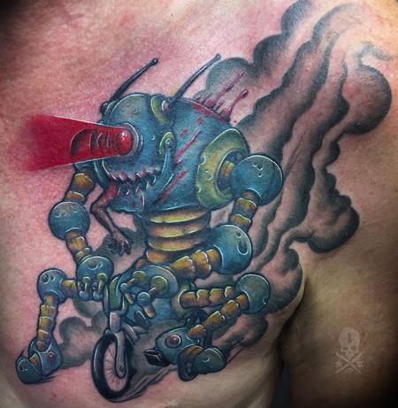 Tattoos - Robot/ cover-up - 130336