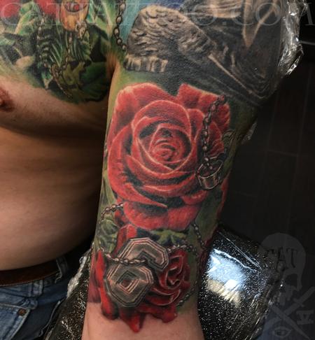 Tattoos - Rose and Rosary tattoo - 139117