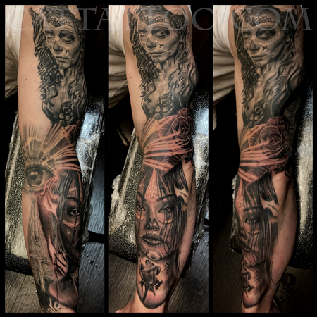 Tattoos - Day of the dead woman portrait - 139119