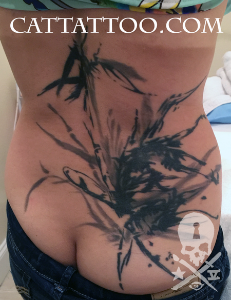 Tattoos - Sumi Style Bamboo - 128425