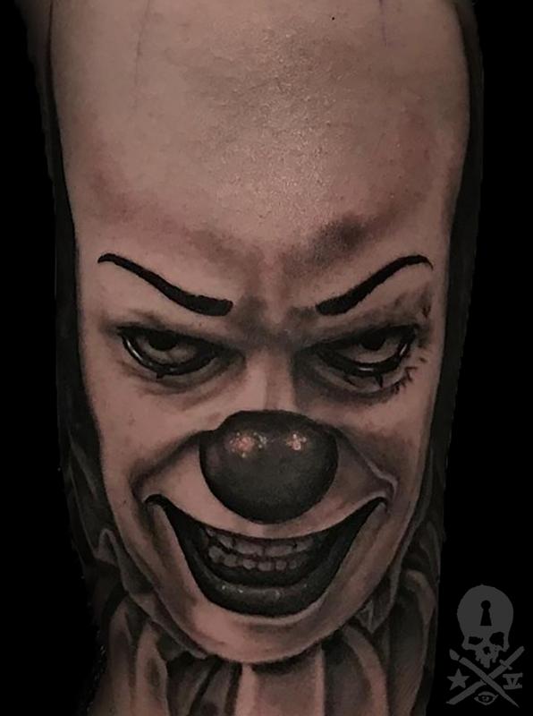 Pennywise(WIP) by Jared Austin: TattooNOW Pennywise(WIP) by Jared Austin: TattooNOW