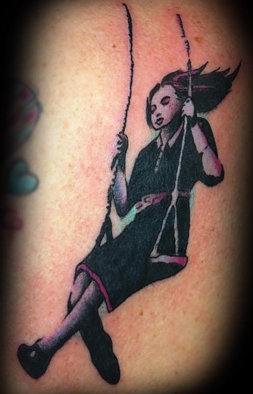 Banksy by Crystal Mandrigues: TattooNOW Banksy by Crystal Mandrigues: TattooNOW