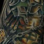 Tattoos - Spartan soldier color tattoo - 142556