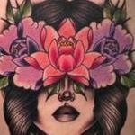 Tattoos - Floral Face - 143520