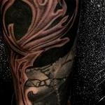 Tattoos - Black and Grey Fillagree  - 138676