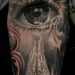 Tattoos - Black and Grey Praying Hands Tattoo - 138677