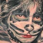 Tattoos - Eric Singer Portrait tattoo  - 140428