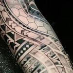 Tattoos - Polynesian forearm tattoo - 140565