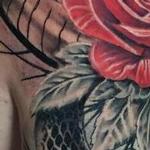 Tattoos - Snake and Roses Half Sleeve Image 2 - 142807