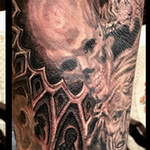 Tattoos - Black and grey skull tattoo - 131041