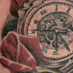 Tattoos - Color Pocket Watch Tattoo - 133169