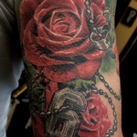 Tattoos - Color Rose Tattoo - 134195