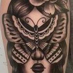 Prints-For-Sale - Butterfly Lady tattoo - 144897
