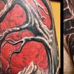 Tattoos - Red sky lake tattoo - 131446