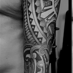 Tattoos - Polynesian Sleeve - 134078