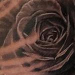 Tattoos - Black and Grey Rose tattoo - 139118