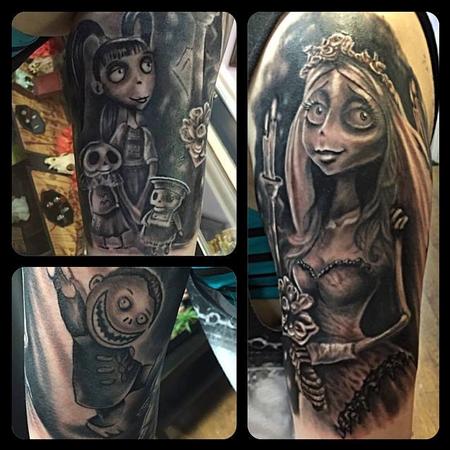 Tattoos - Tim Burton Half-Sleeve - 101552