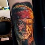 Tattoos - Color Willie Nelson Portrait - 138579